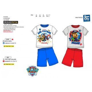 Pigiama Bimbo PAW Patrol T-shirt e pantaloncino ART. ER2045